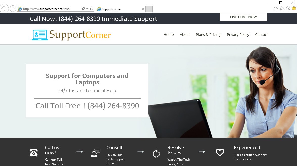 Supportcorner.co Popup
