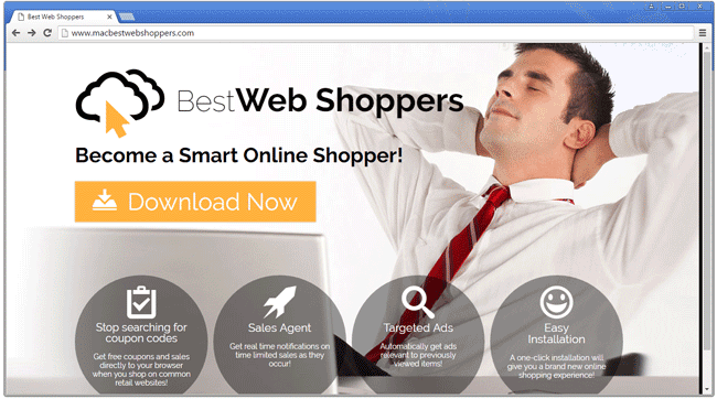 Remove BestWeb Shoppers pop-up