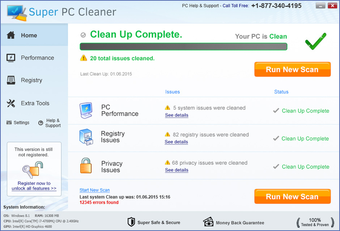 uninstall Super PC Cleanup