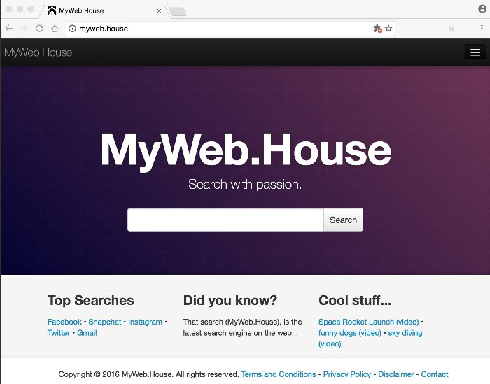 Delete Myweb.house