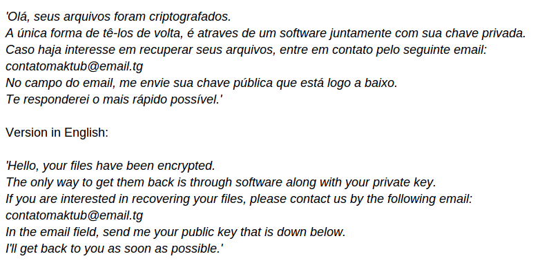 Eliminar NMoreira ransomware