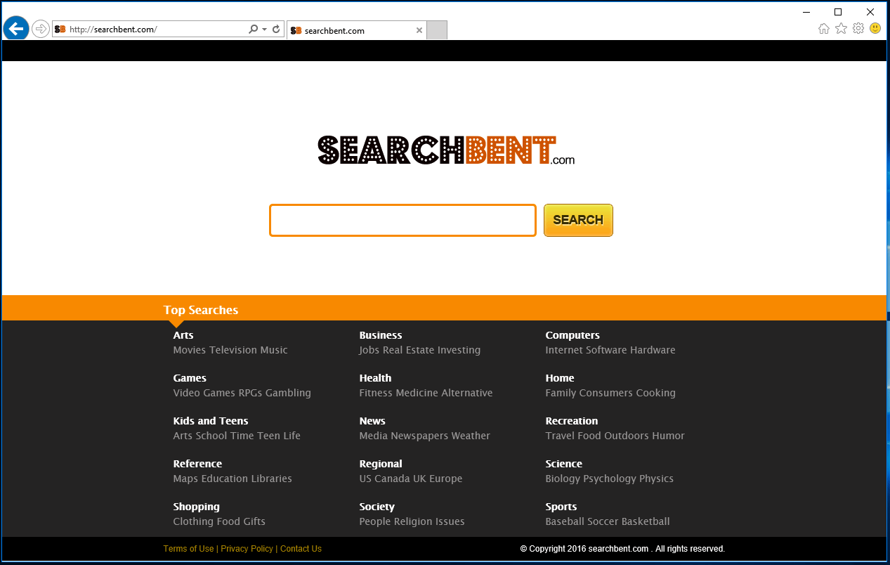 Remove SearchBent.com