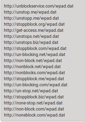 Stop Answer for Stoppblock.org stopped the connection