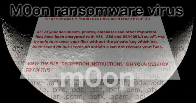 delete M0on Ransomware