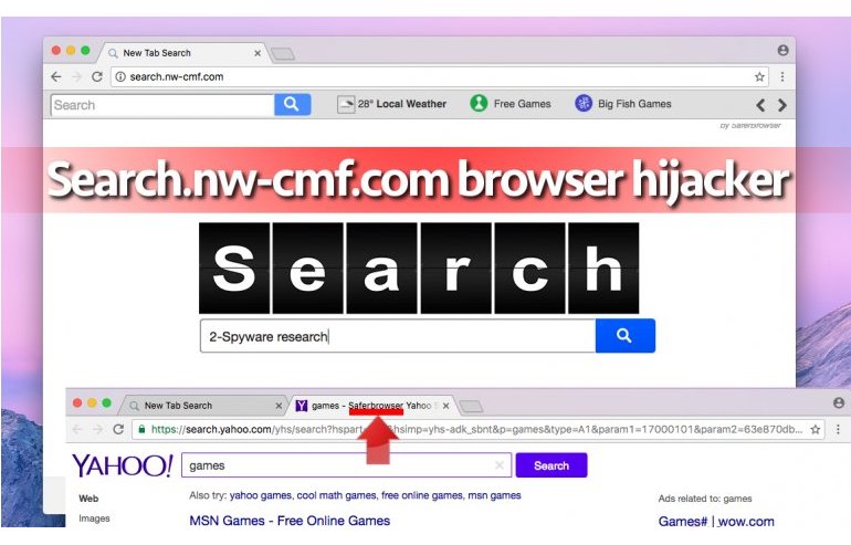 Eliminare Search.nw-cmf.com