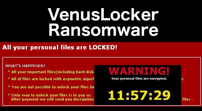 Delete VenusLocker virus