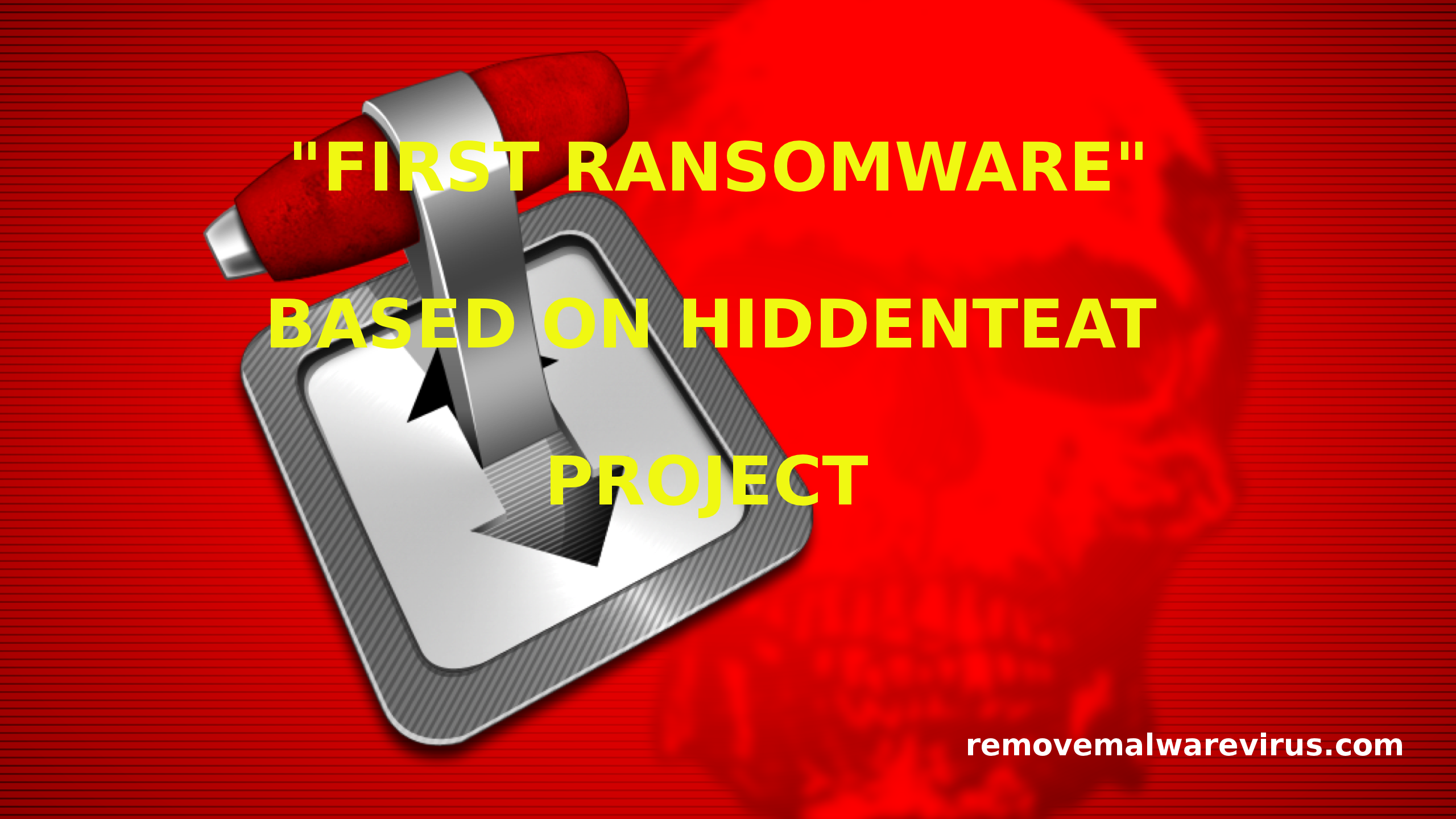 Premier retrait Ransomware et le fichier décryptage
