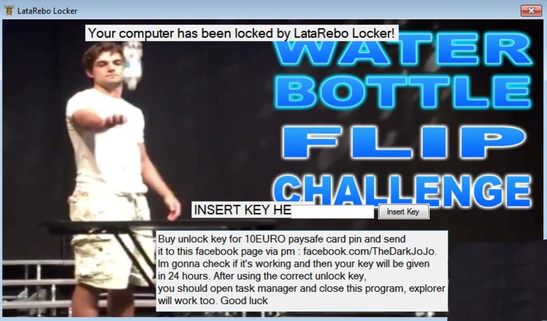 LataRebo Locker Ransomware ransom note 