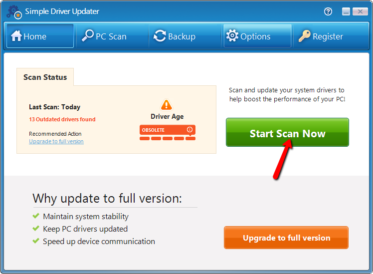 Driver Updater simples