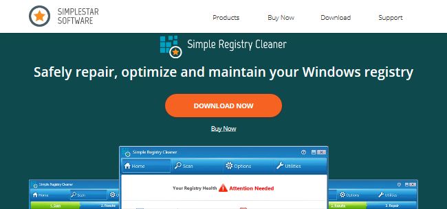 Excluir simples Registry Cleaner