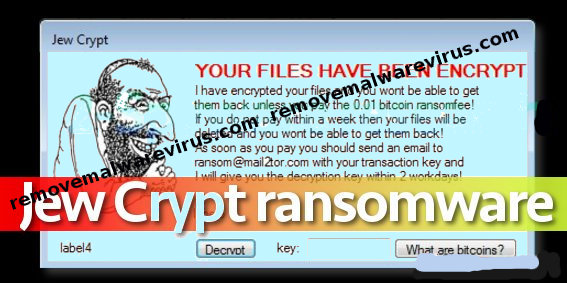 eliminare Ebreo Cripta ransomware