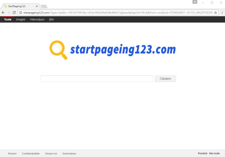Startpageing123.com-virus