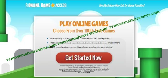 Uninstall Easy Online Game Access