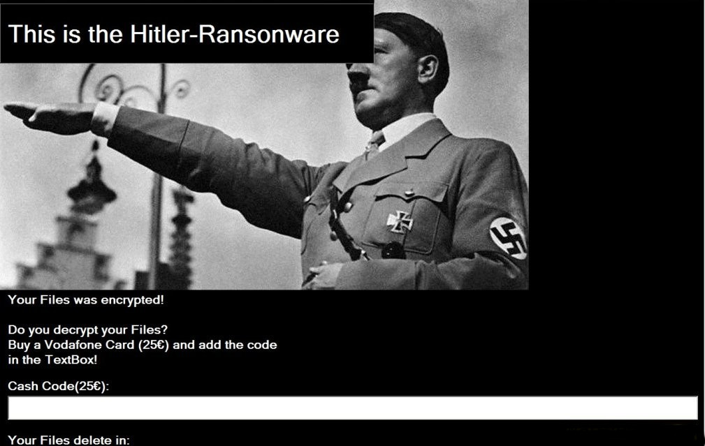 â € ~This es Hitlerâ € ™ ransomware