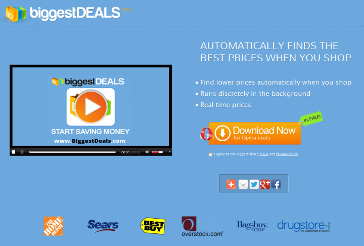 BiggestDeals Shopping Buddy removal