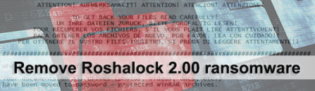 desinstalar Roshalock 2,00 ransomware