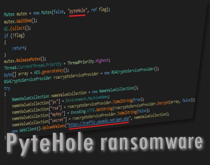 eliminar Pytehole ransomware