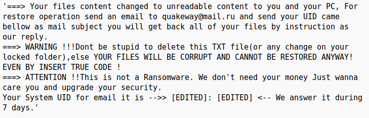 Usunąć program QuakeWay Ransomware