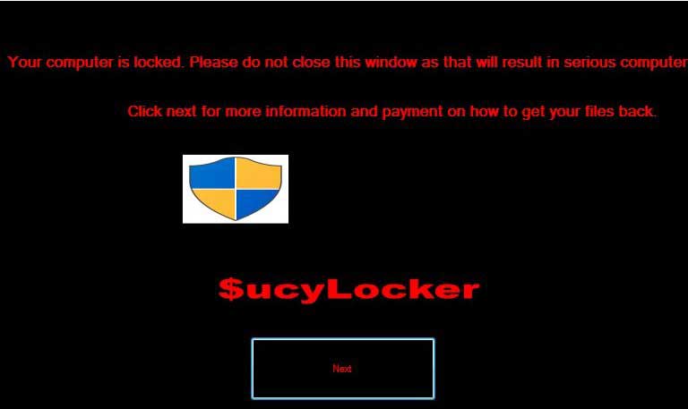 $ UcyLocker Ransomware