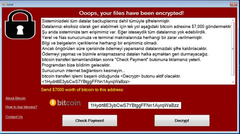 WannaCryOnClick Ransomware