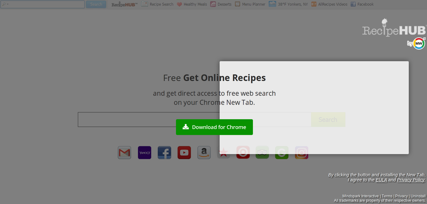 Delete RecipeHub by MyWay