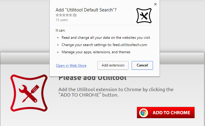 Delete Utilitool Default Search