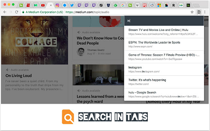 Search In Tabs 0.9.0