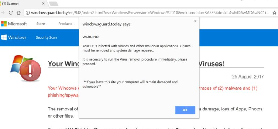 Supprimer Windowsguard.today