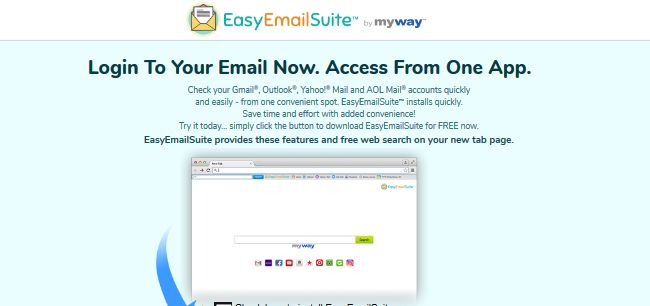 Löschen Sie die EasyEmailSuite Toolbar