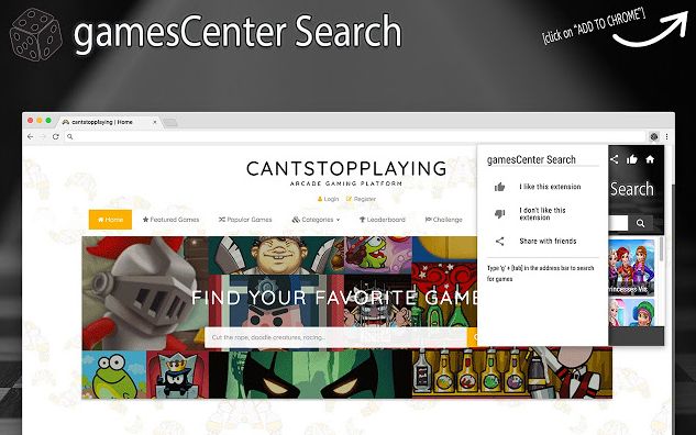 GamesCenter Search