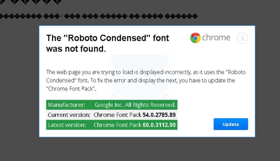 remove The Roboto Condensed Font Was Not Found