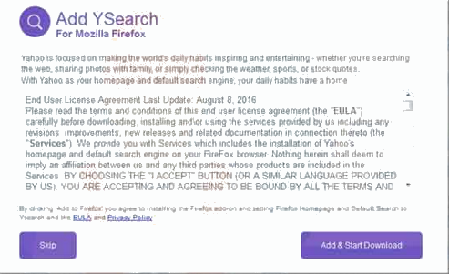 YSearch Tab