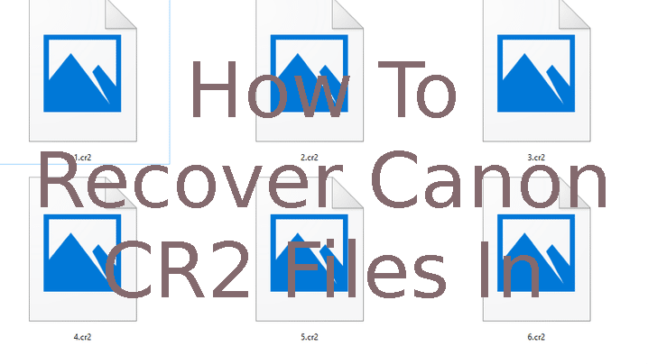 cr2 manual method recovery