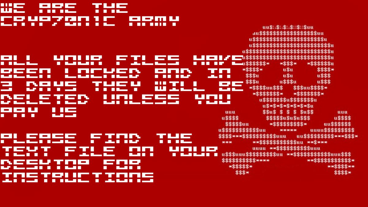 rimuovere Cryp70n1c Army ransomware