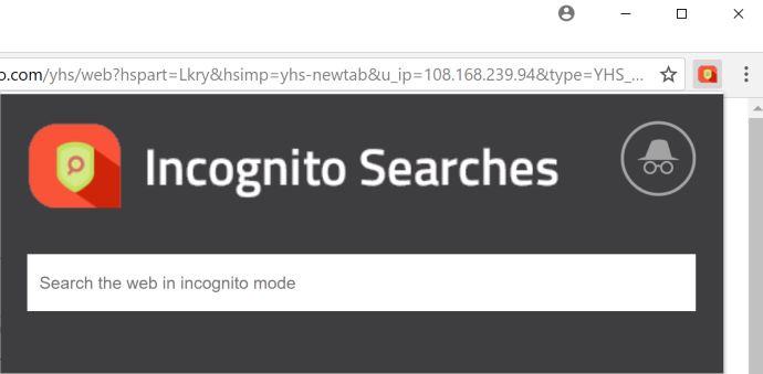Incognito Searches