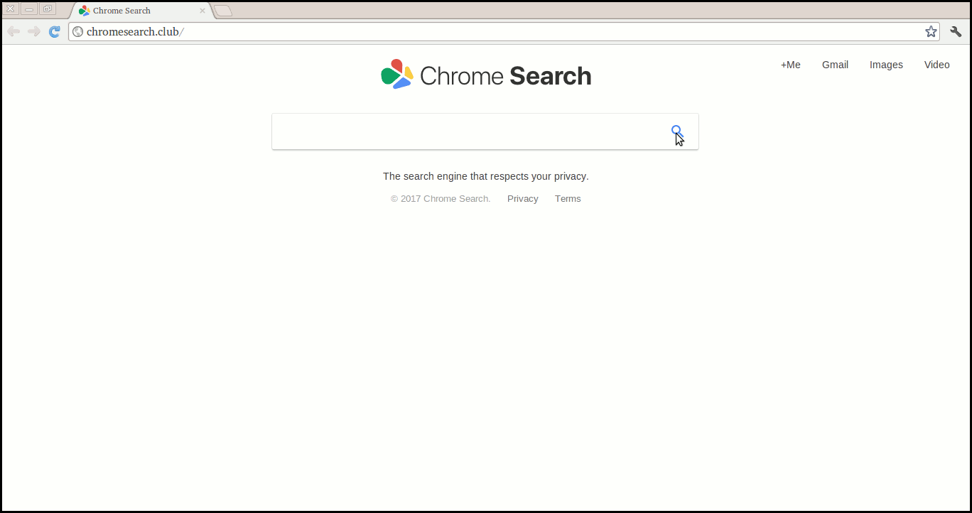 Löschen Sie Chromesearch.club