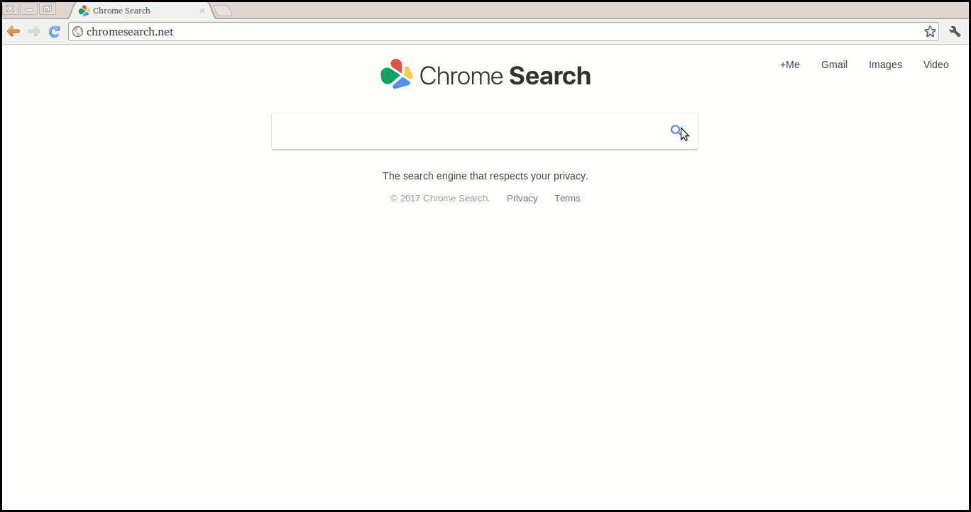 Löschen Sie Chromesearch.net