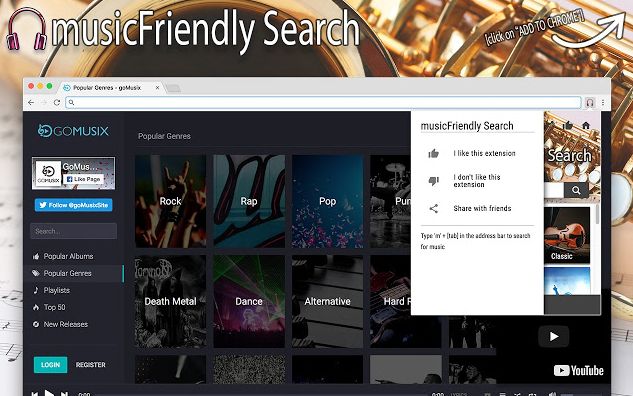 remove musicFriendly Search