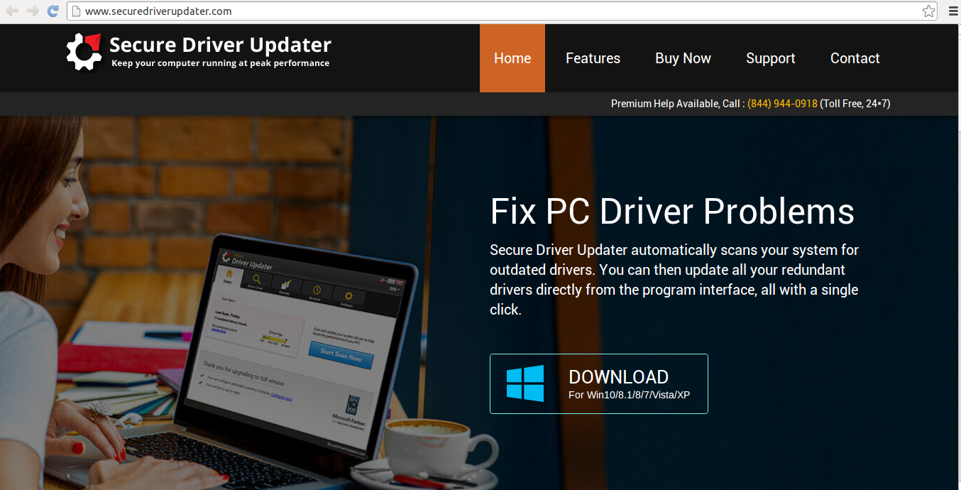 rimuovere Secure Driver Updater