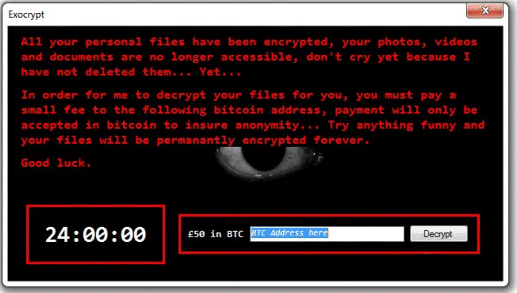 Exocrypt Ransomware
