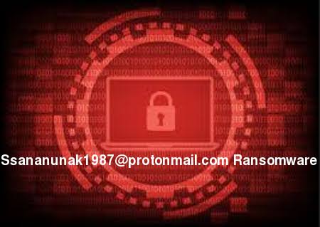 Delete Ssananunak1987@protonmail.com Ransomware
