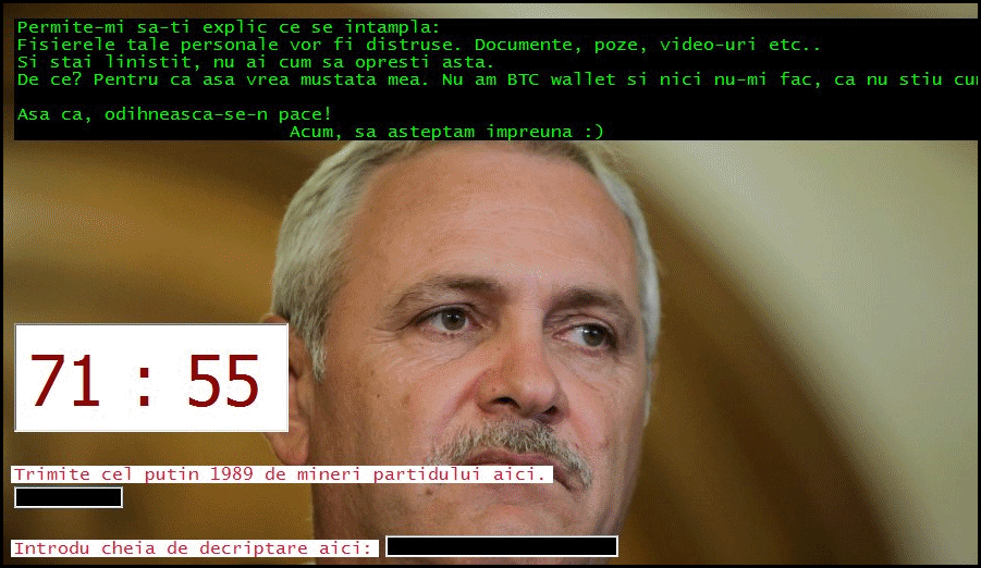 Ransom Note of .dragnea File Extension Ransomware