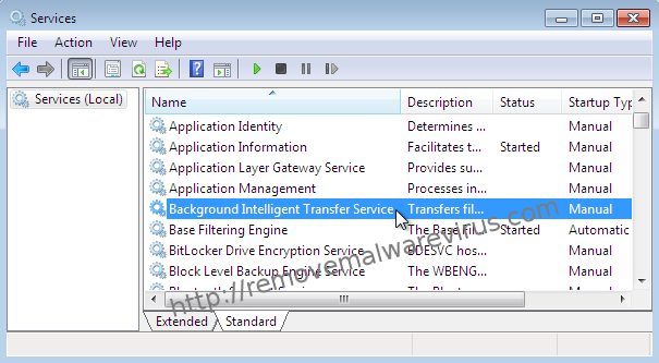 Background Intelligent Transfer Service services windows 7 Best Solution To Resolve Windows update error 0x80070020