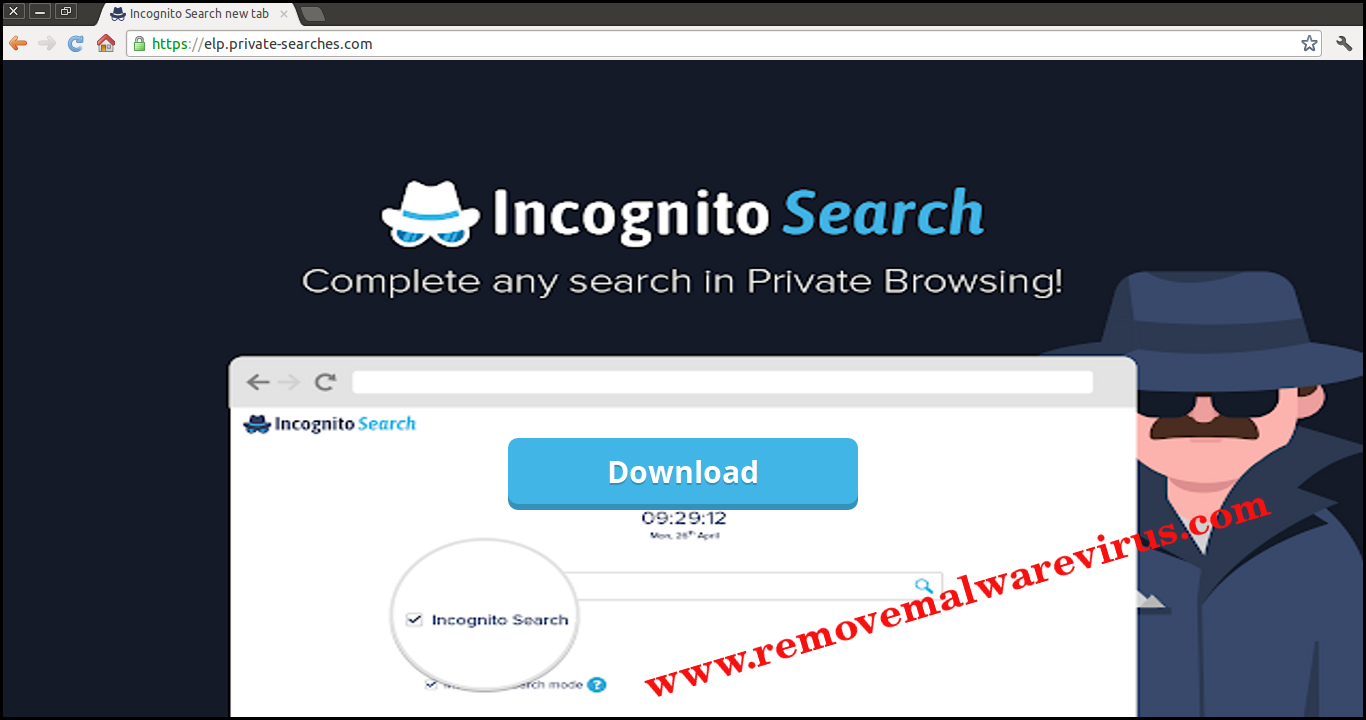 Supprimer Incognito Search by Private-searches.com