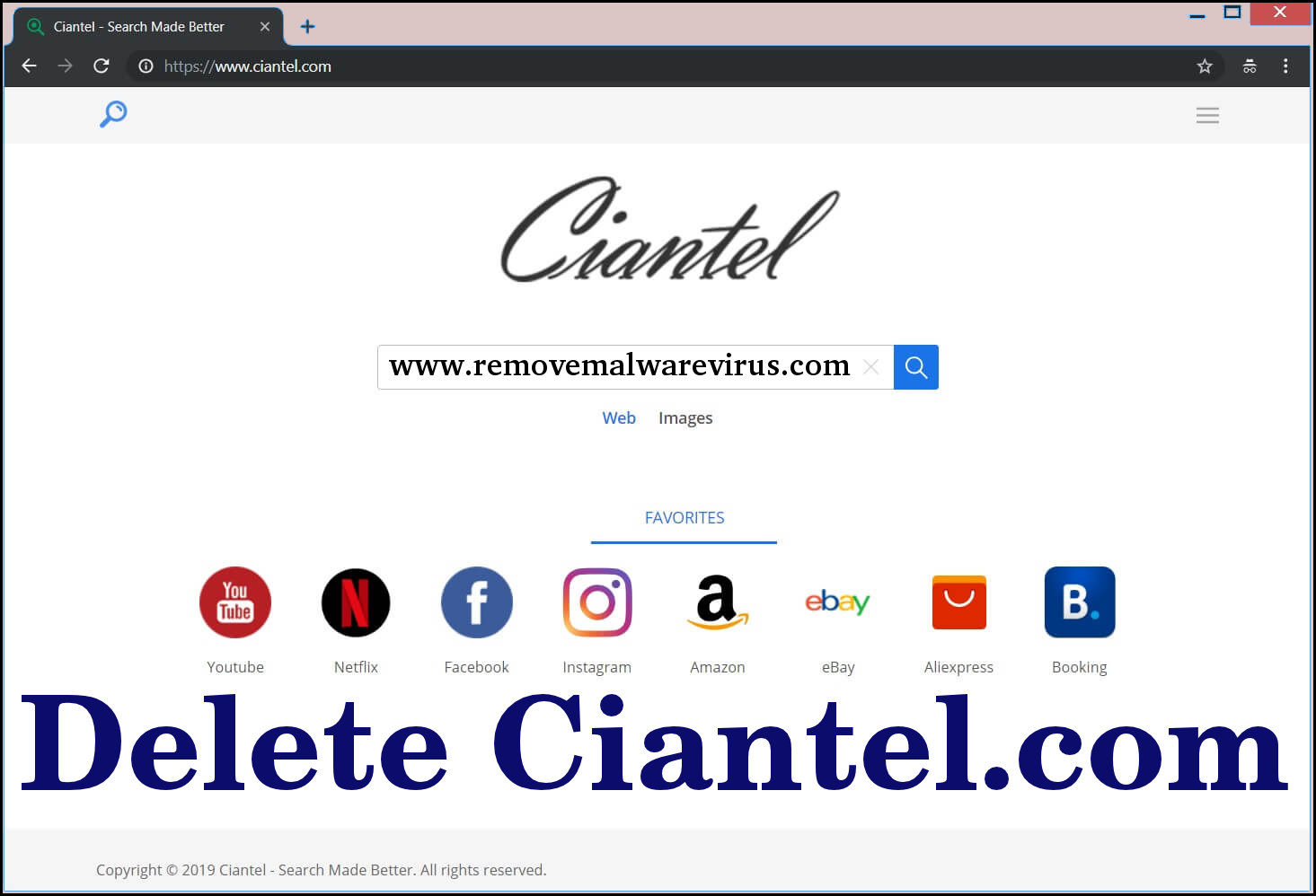 Elimina Ciantel.com