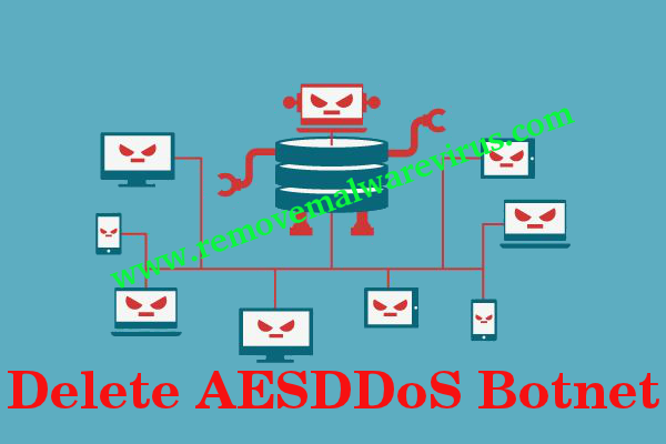 Löschen Sie AESDDoS Botnet