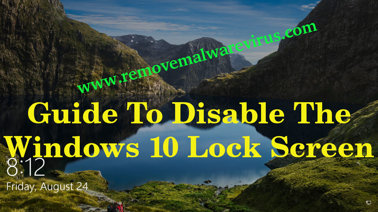 Disable the Windows 10 Lock Screen