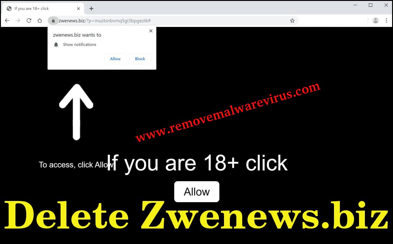 Delete Zwenews.biz