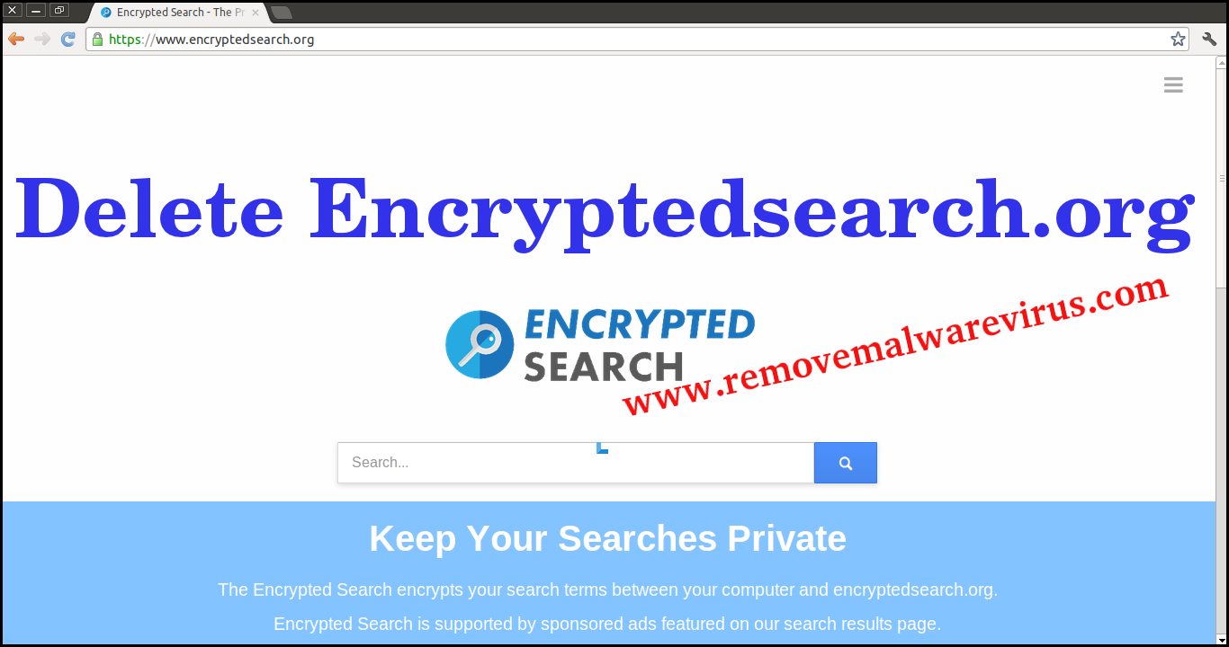 Eliminar Encryptedsearch.org