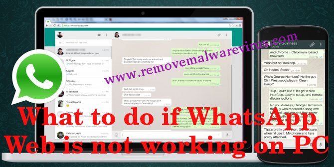 What to do if WhatsApp Web is not working on PC